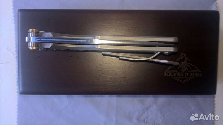 Нож Ti lock от Kevin John. S30vn, титан