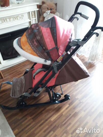 Детские санки-коляска трансформер