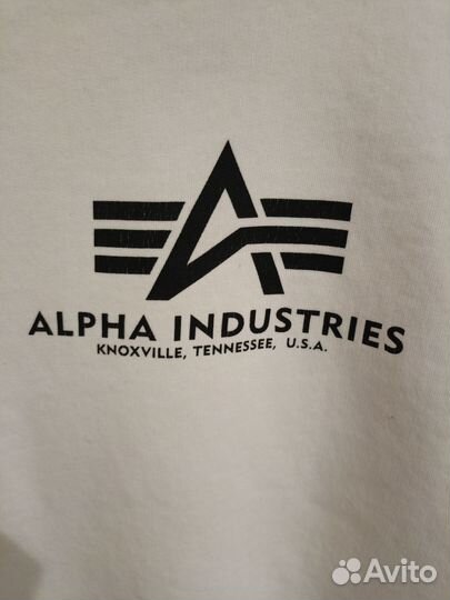 Свитшот alpha industries оригинал
