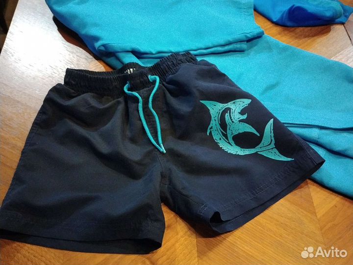 Халат для бассейна и плавки 115-124