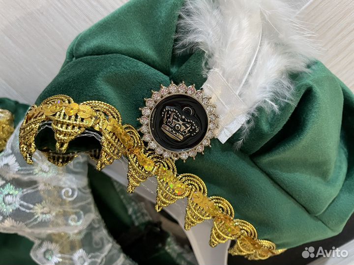 Костюм карнавальный паж жокей принц, на 116-128 см