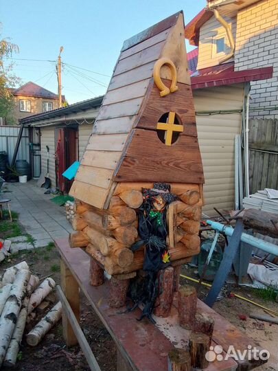 Дом бабушки Яги декоративный