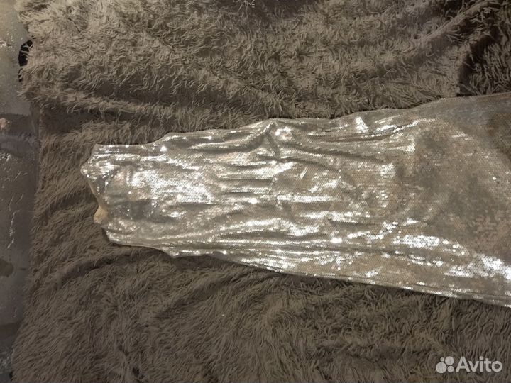 Платье женское 42 44 черное вечернее в пол