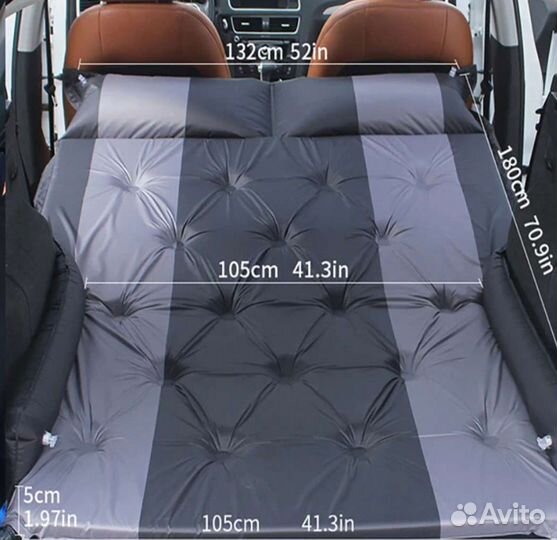 Самонадувающийся коврик в машину