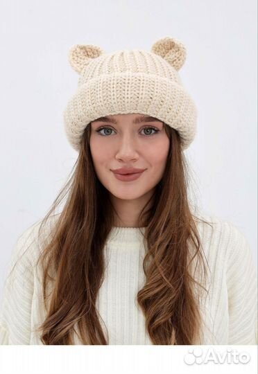 Шапка балаклава медведь