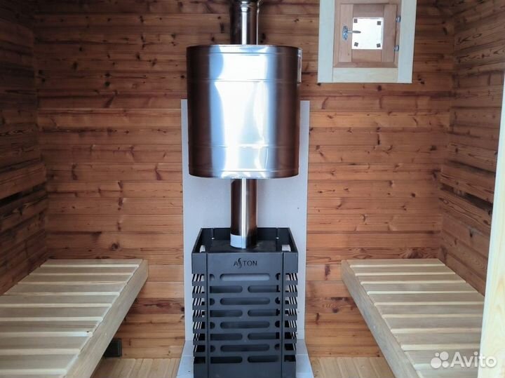 Баня бочка Квадро 2 метра В Наличии