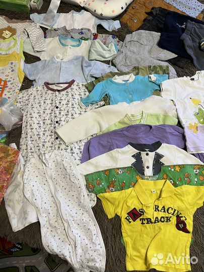 Вещи пакетом для мальчика 50-68размер