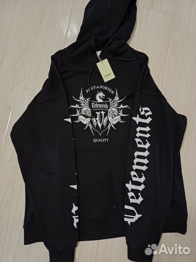 Vetements худи hardcore