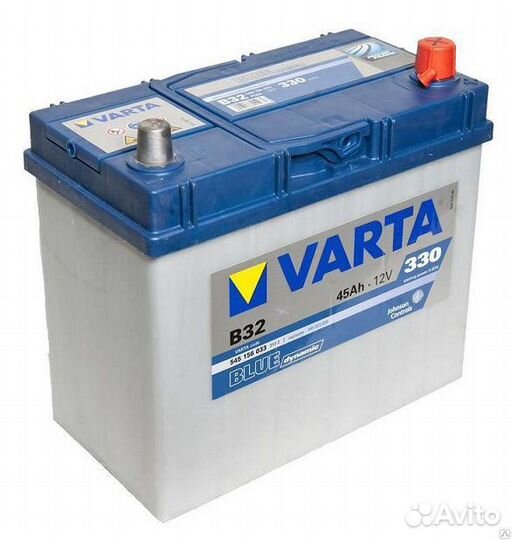 Аккумулятор varta Blue 45 Ач, 330 А