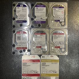 WD Purple/Red/Gold 2Tb 3Tb 6Tb 8Tb 18Tb