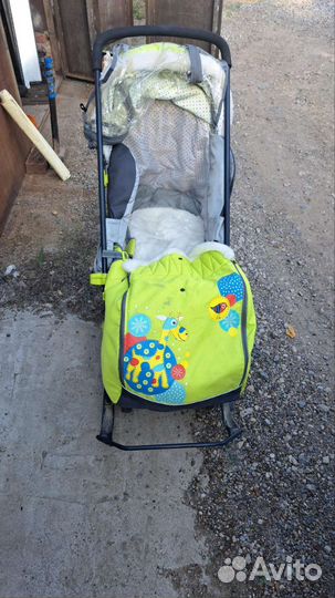 Санки-коляска nika