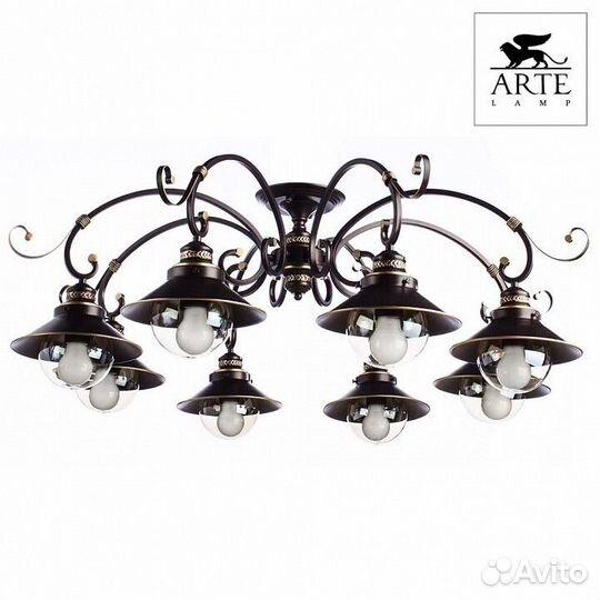 Потолочная люстра Arte Lamp Grazioso A4577PL-8CK