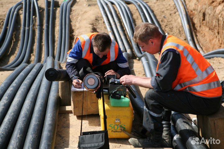 Монтаж кабельных муфт. Ремонт кабеля