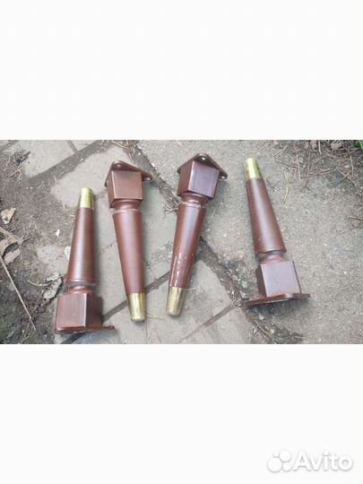 Четыре ножки металл СССР для тумбочки