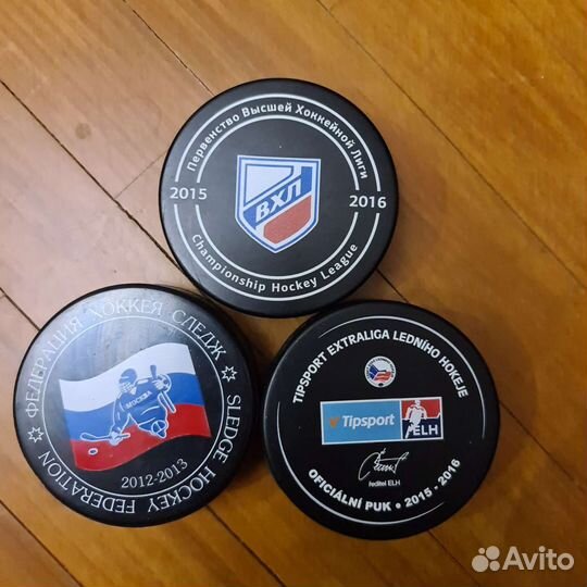 Шайбы хоккейные вхл