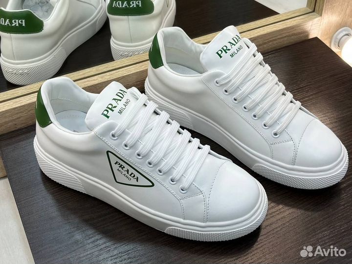 Кеды Prada белые