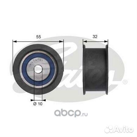Ролик грм /2112, 1118/ 16 кл. опорный обойма метал