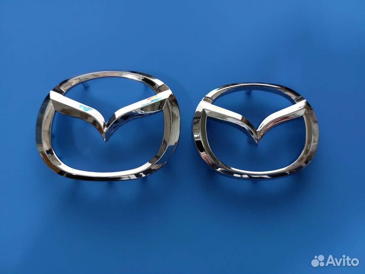 Эмблема, шильдик на руль Mazda