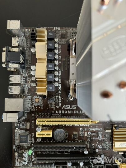 Комплект amd Athlon 860K+asus A88XM+8 GB DDR3