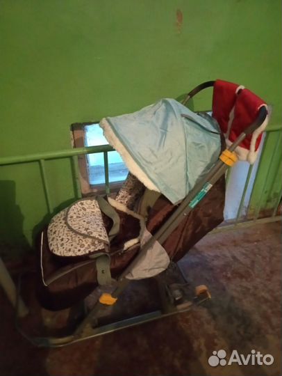Детские санки коляска бу