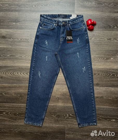 Мужские Джинсы Zara Рваные Размеры 46-56