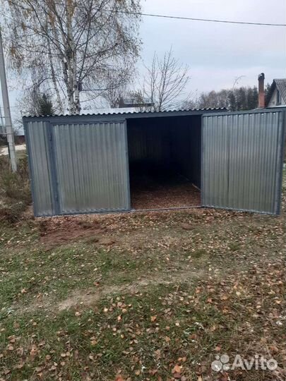 Гараж металлический хозблок