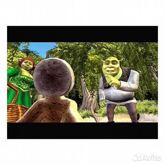 Shrek Smash n Crash Racing, б/у, английский (PS2)