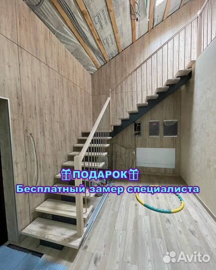 Изготовление лестниц из металлокаркаса межэтажная