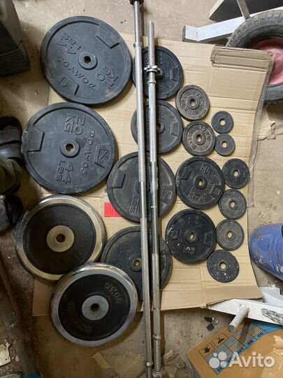 Штанга гриф блины