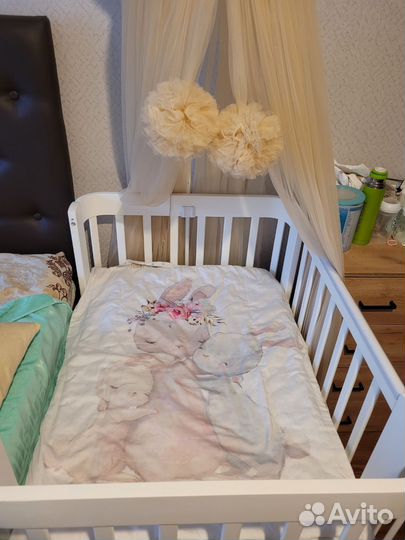 Кроватка для новорожденных Happy baby mommy love