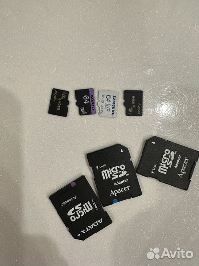 MicroSD -16, 32,64,128,256,512-защита от записи
