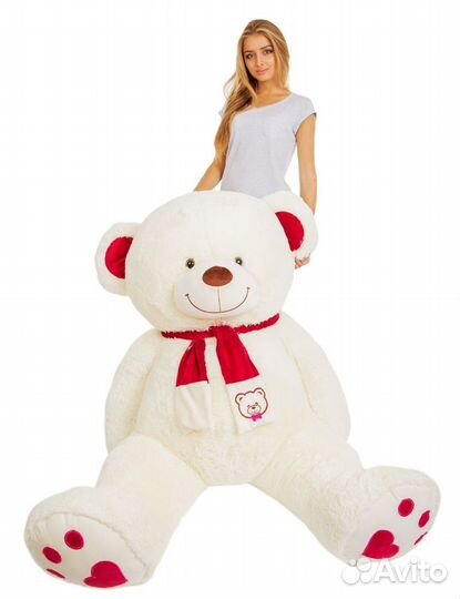 Плюшевый медведь новый, 200 см