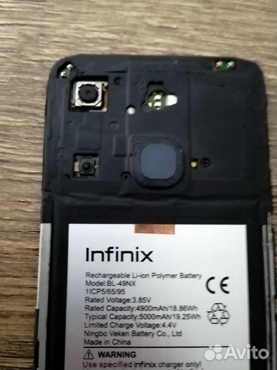 Задняя крышка и лоток SIM Infinix SMART 7 HD