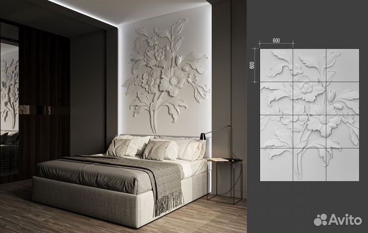 Панно барельеф