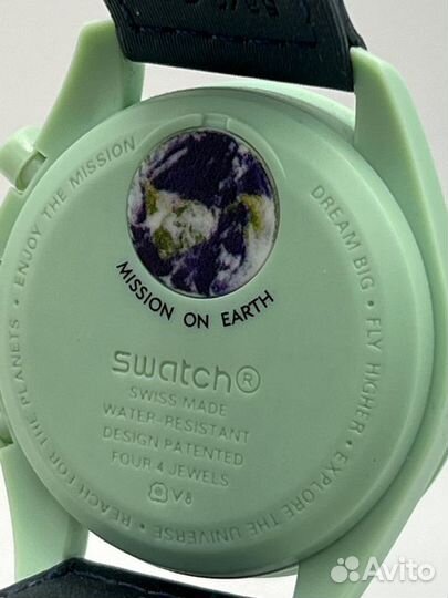 Часы swatch omega Mission on Earth