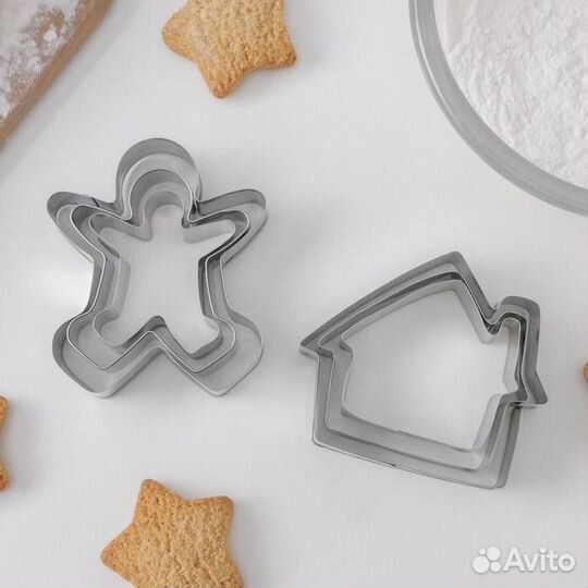 Набор форм для вырезания печенья Доляна «Человечек