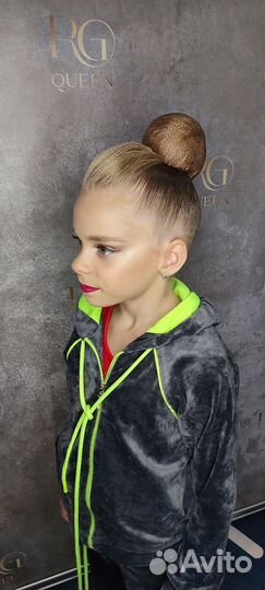 Причёска и макияж для гимнастки, локоны, стилист