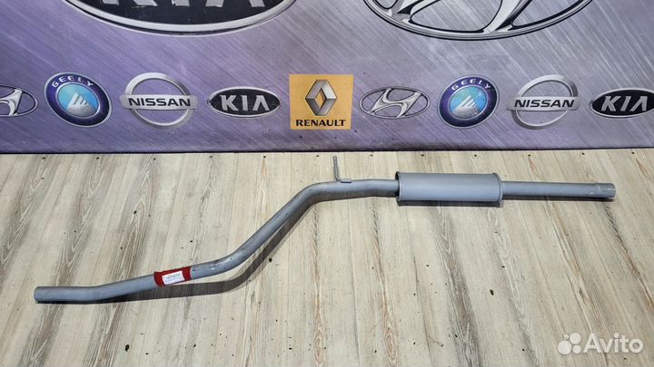 Резонатор выхлопной трубы глушителя Renault logan