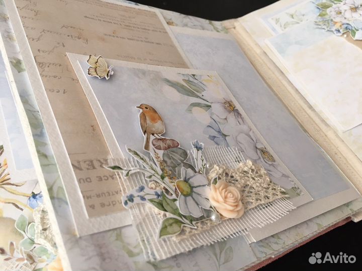 Фотоальбом, альбом ручной работы, скрапбукинг