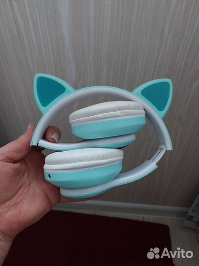 Беспроводные наушники детские с ушками