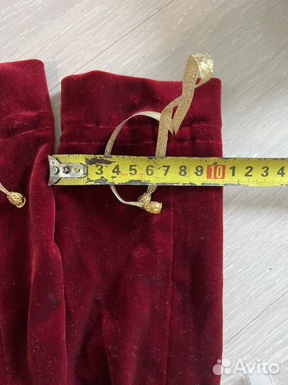 Бархатные чехлы мешки подарочные для бутылки вина