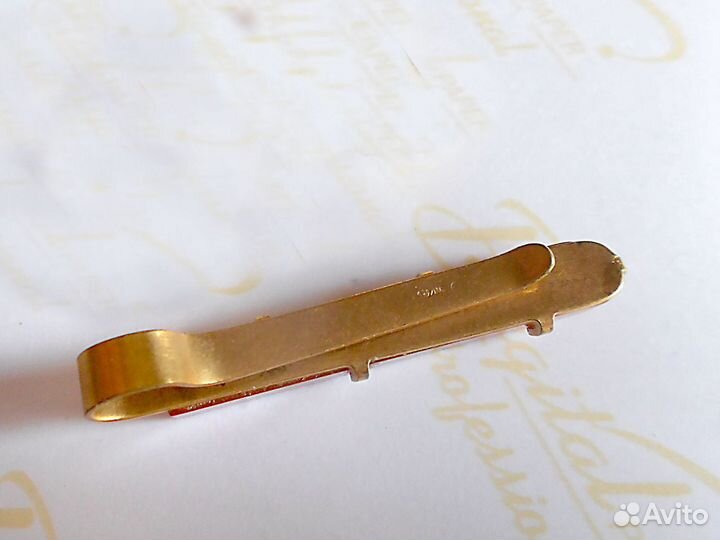 Зажим для галстука из янтаря (СССР)