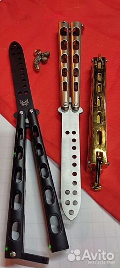 Нож новый балисонг описание внизу хороший выбор