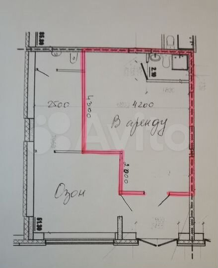 Свободного назначения, 26 м²