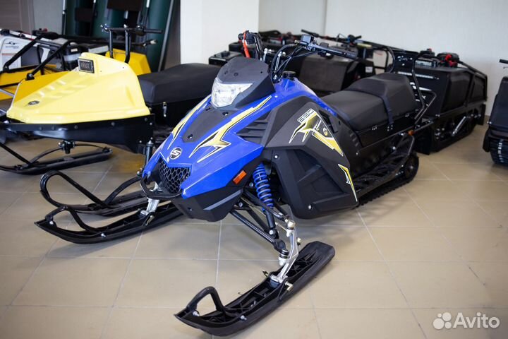 Снегоход Stels Капитан S150 (синий)