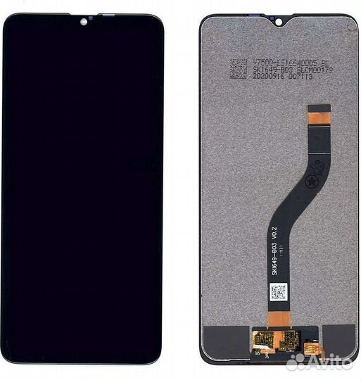 Дисплей для Samsung Galaxy A20s Черный - OR