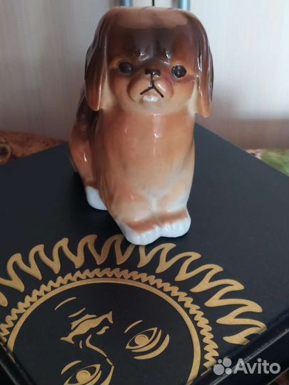 Фарфоровые статуэтки собака лфз