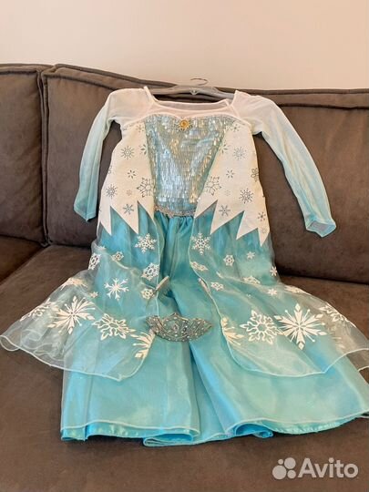 Праздничное платье Эльзы для девочки 116