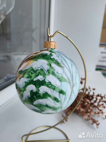 Шары на ёлку (фабрика Ариель, мастерская Дарьи С.)