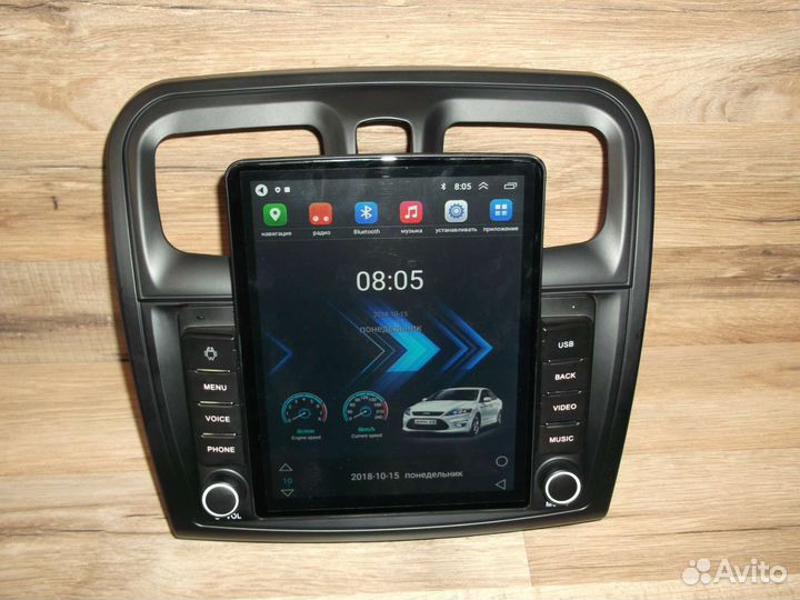 Магнитола Renault Logan 2 Tesla Android